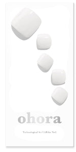 Smalto gel adesivo 60 % prepolimerazzito Piedi OHORA Bianco Basic n. 03