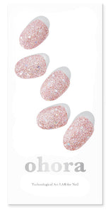 Smalto gel adesivo 60 % prepolimerazzito OHORA Rosa N Pixie Dust