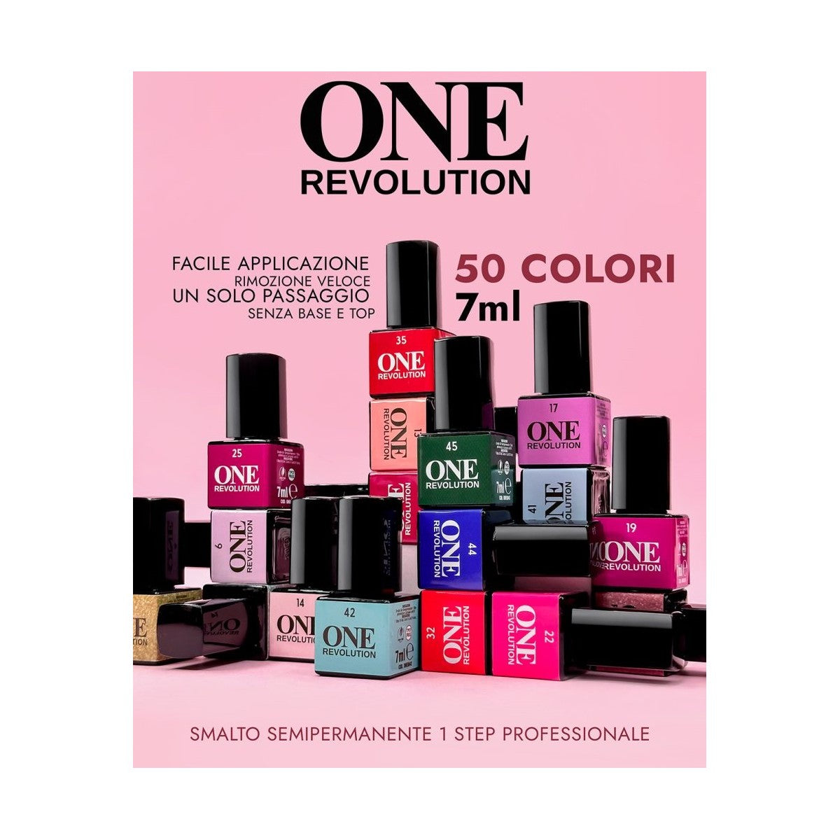 Smalto gel polish one step ONE REVOLUTION N. 9 7 ml