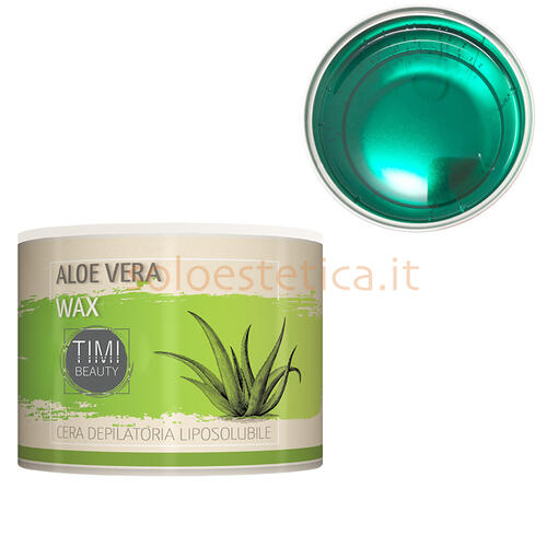 Cera epilazione liposolubile Aloe Vera Wax vaso 400 ml