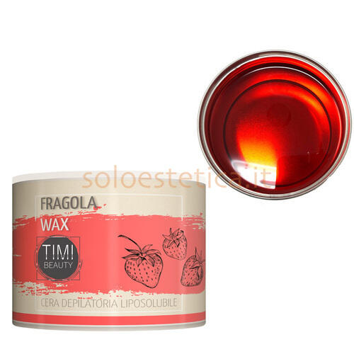 Cera epilazione liposolubile Fragola Wax vaso 400 ml
