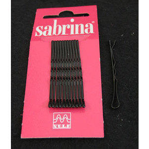Molletta Sabrina corta nera display 12 pz