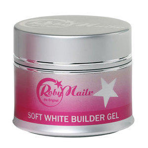 Soft White Builder Gel 15 ml Roby Nails