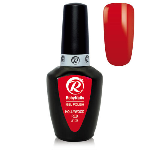 Gel Polish 102 Hollywood Red Roby Nails 8 ml