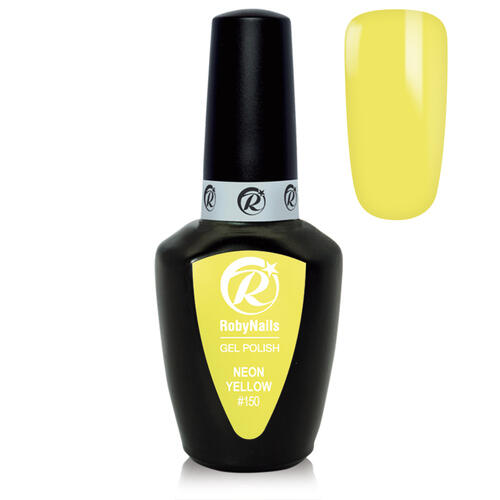 Gel Polish 150 Neon Yellow Roby Nails 8 ml
