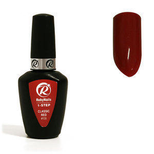 Smalto Semipermanente 1-Step Gel Polish #109 Classic Red Roby Nails 8 ml