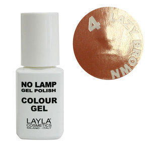 No Lamp Colour Gel nr 4 Lazy Brown Layla 10 ml