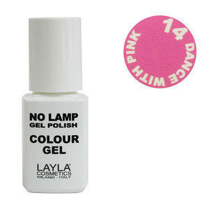 No Lamp Colour Gel nr 14 Dance With Pink Layla 10 ml