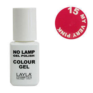 No Lamp Colour Gel nr 15 My Very Pink Layla 10 ml