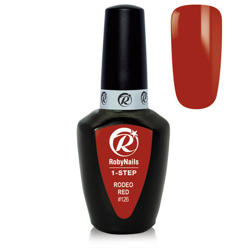 Smalto Semipermanente 1-Step Gel Polish #126 Rodeo Red Roby Nails 8 ml