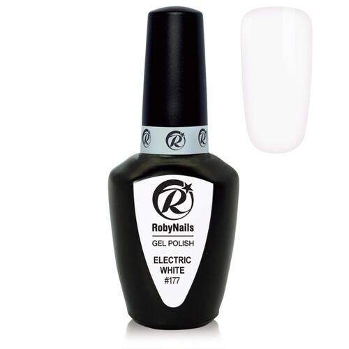 Gel Polish 177 Electric White Roby Nails 8 ml