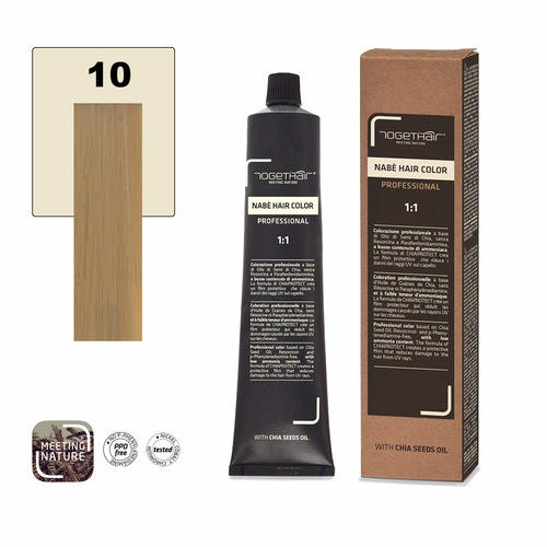 Nabe’ Hair Color nr. 10 Biondo Platino Togethair 100 ml