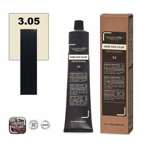 Nabe’ Hair Color nr. 3.05 Cioccolato Fondente Togethair 100 ml
