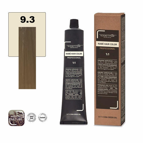 Nabe’ Hair Color nr. 9.3 Biondo Chiarissimo Dorato Togethair 100 ml