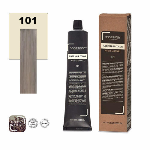 Nabe’ Hair Color nr. 101 Biondo Extra Chiaro Cenere Togethair 100 ml