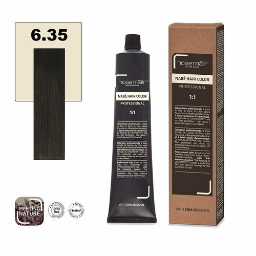 Nabe’ Hair Color nr. 6.35 Castagna Togethair 100 ml