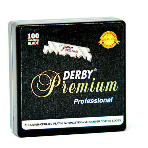 Lamette da Barba Smezzate Derby Premium 100 Pz