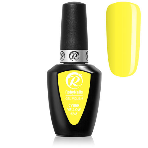 Gel Polish 248 Cyber Yellow Roby Nails 8 ml