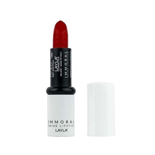 Rossetto Immoral Shine Lipstick n 26 Immortal Red Layla
