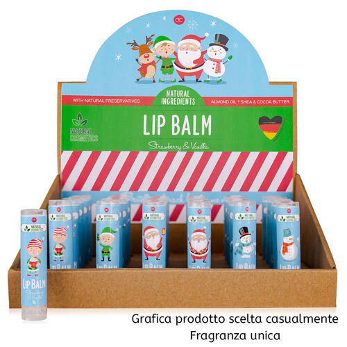 Lip Balm Santa & Co. Aroma Fragola e Vaniglia 5 gr