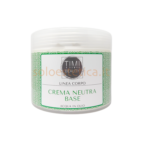 Crema Neutra Base A/O per il massaggio del Corpo Timi Beauty 500 ml.