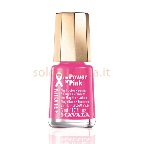 Smalto per Unghie The Power of Pink Minicolor + Silicium Mavala 5 ml