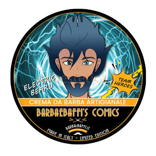 Crema da Barba Comics Heroes Electric Beard 150 ml