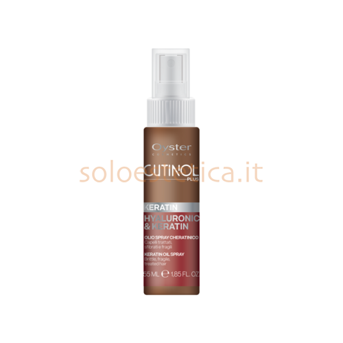 Olio spray Keratin capelli trattati Cutinol Plus Oil 55 ml Oyster
