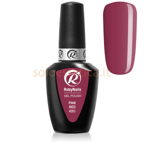 Gel Polish 283 Pink Red Roby Nails 8 ml