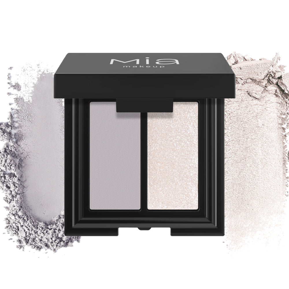 Double Match Eyeshadow Duo Ombretto Matte e Shimmer 01 Mia Makeup 3g