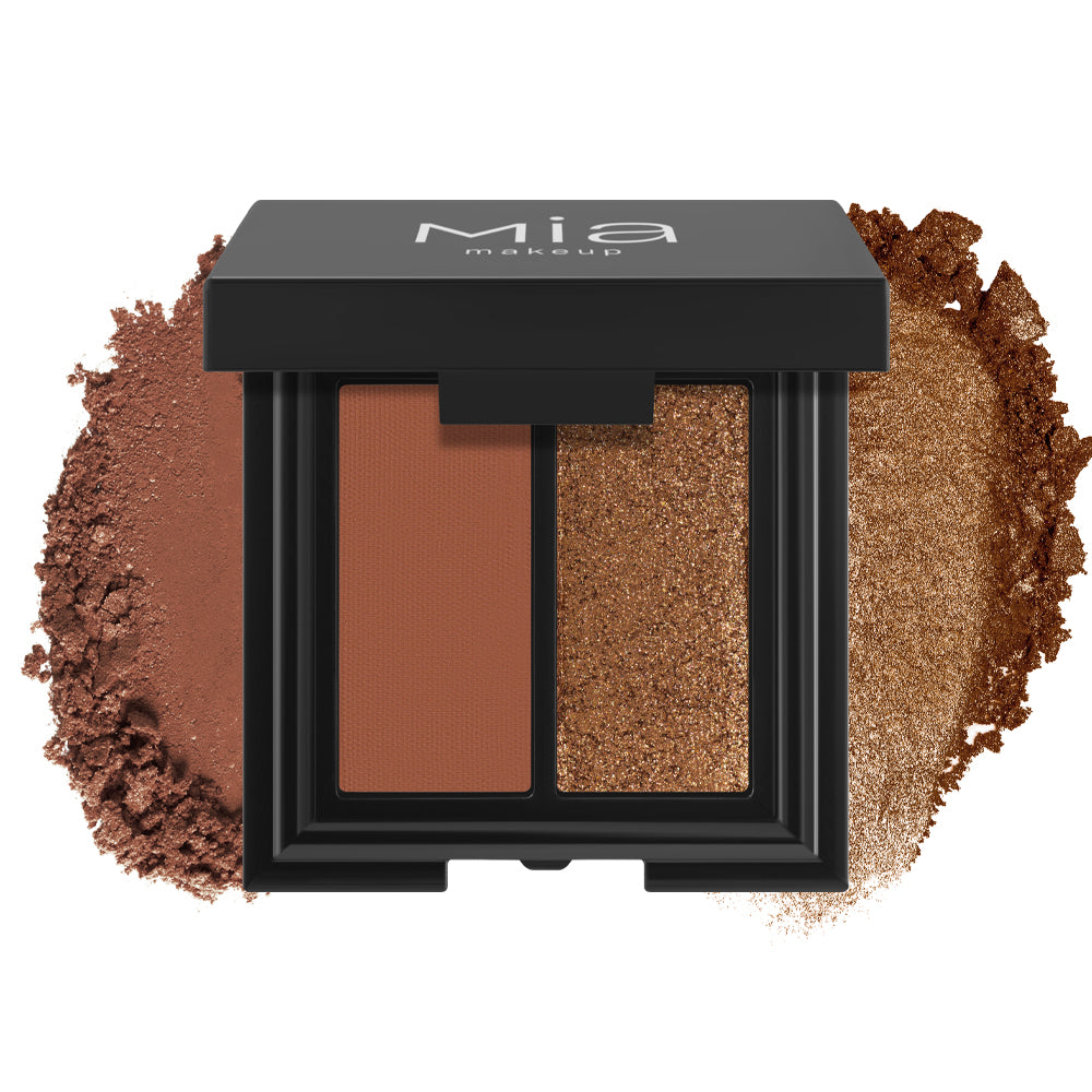 Double Match Eyeshadow Duo Ombretto Matte e Shimmer 05 Mia Makeup 3g