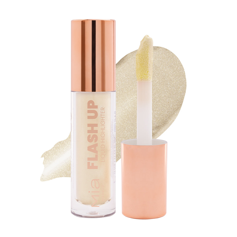 Flash Up Liquid Highlighter Illuminante Liquido 02 Sunlit Mia Makeup
