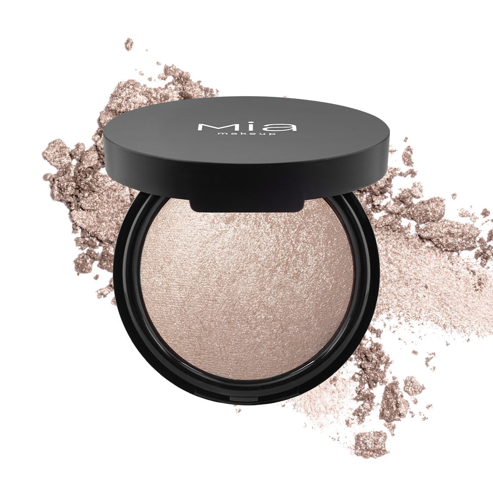 Sun Glaze Baked Highlighter Illuminante Cotto 01 Aura Mia Makeup