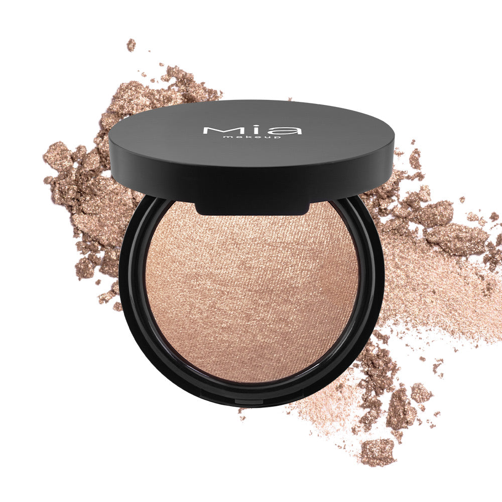Sun Glaze Baked Highlighter Illuminante Cotto 02 Celestial Mia Makeup