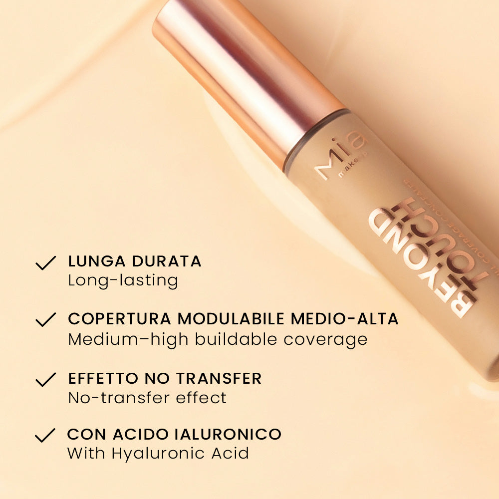 Beyond Touch Concealer Correttore Fluido Fawn Mia Makeup