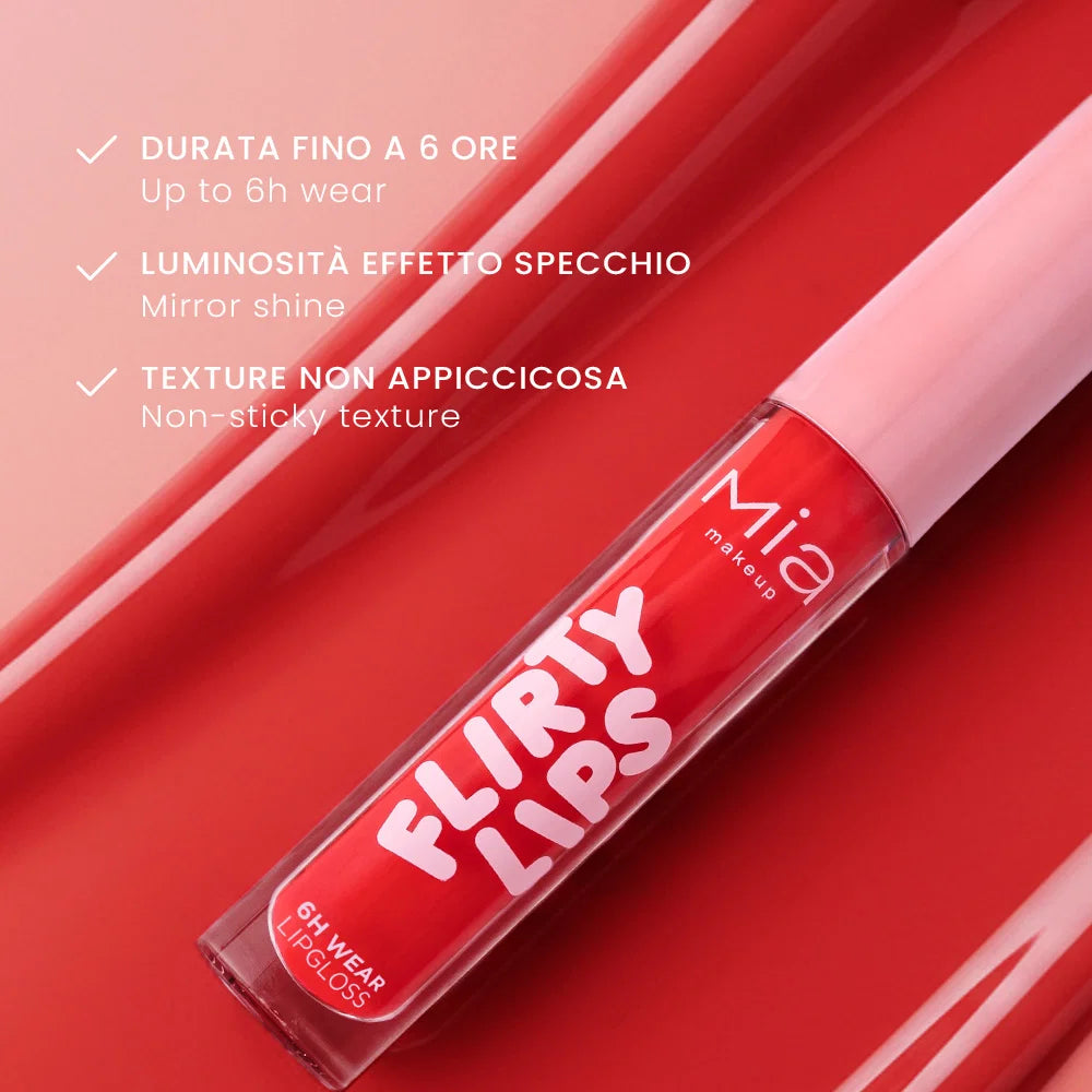 Flirty Lips 6H Lipgloss 06 Kiss & Tell Mia Makeup 3,5 ml