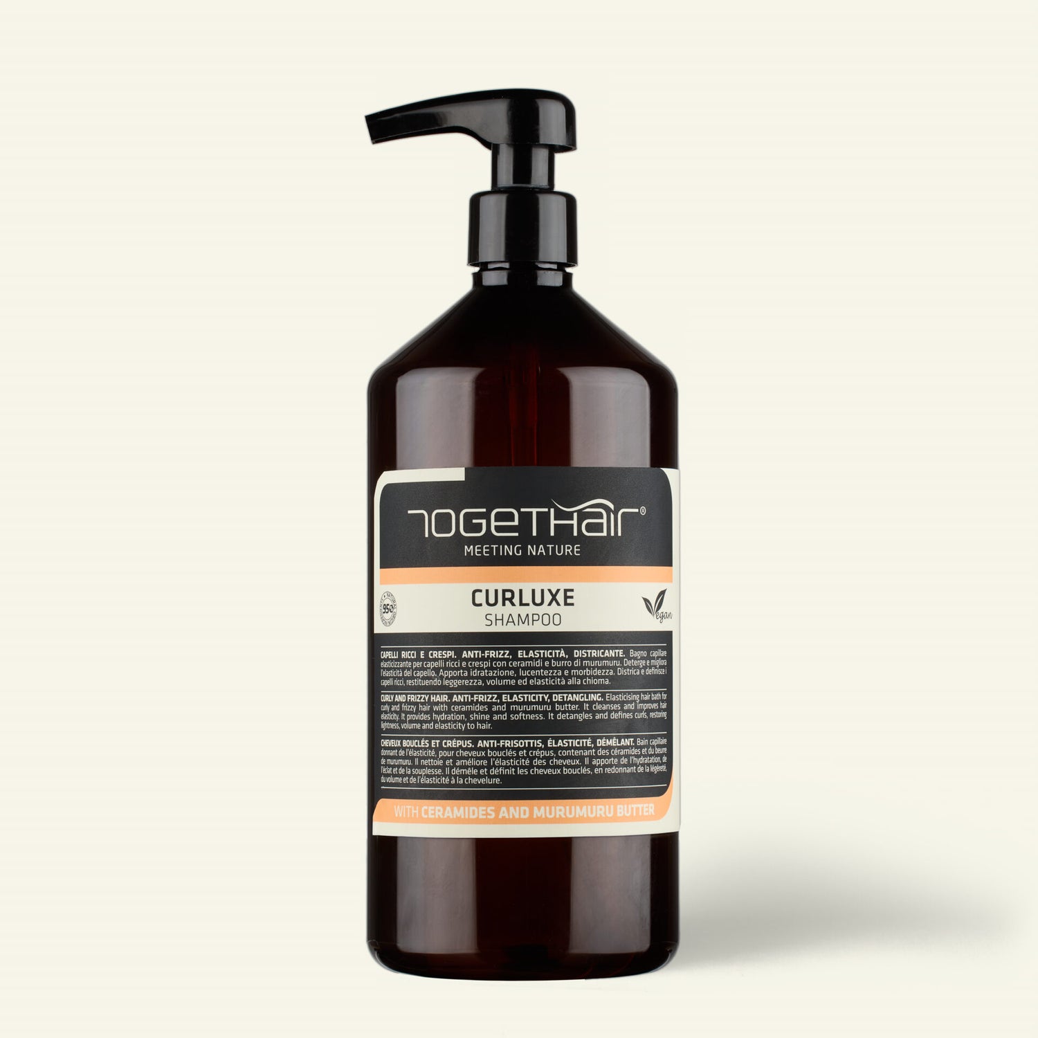 Shampoo capelli ricci Curluxe Vegan Togethair 1000 ml
