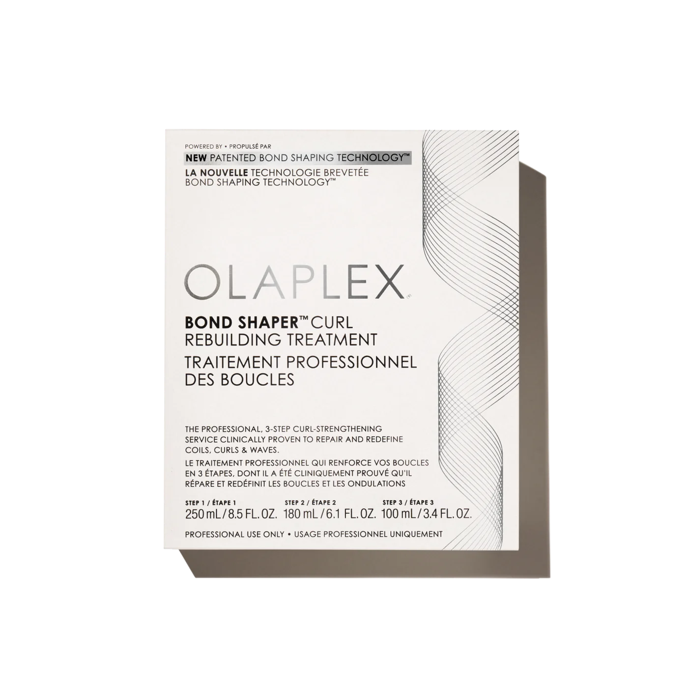 Olaplex Bond Shaper Curl Rebuilding Treatment Step 1/2/3