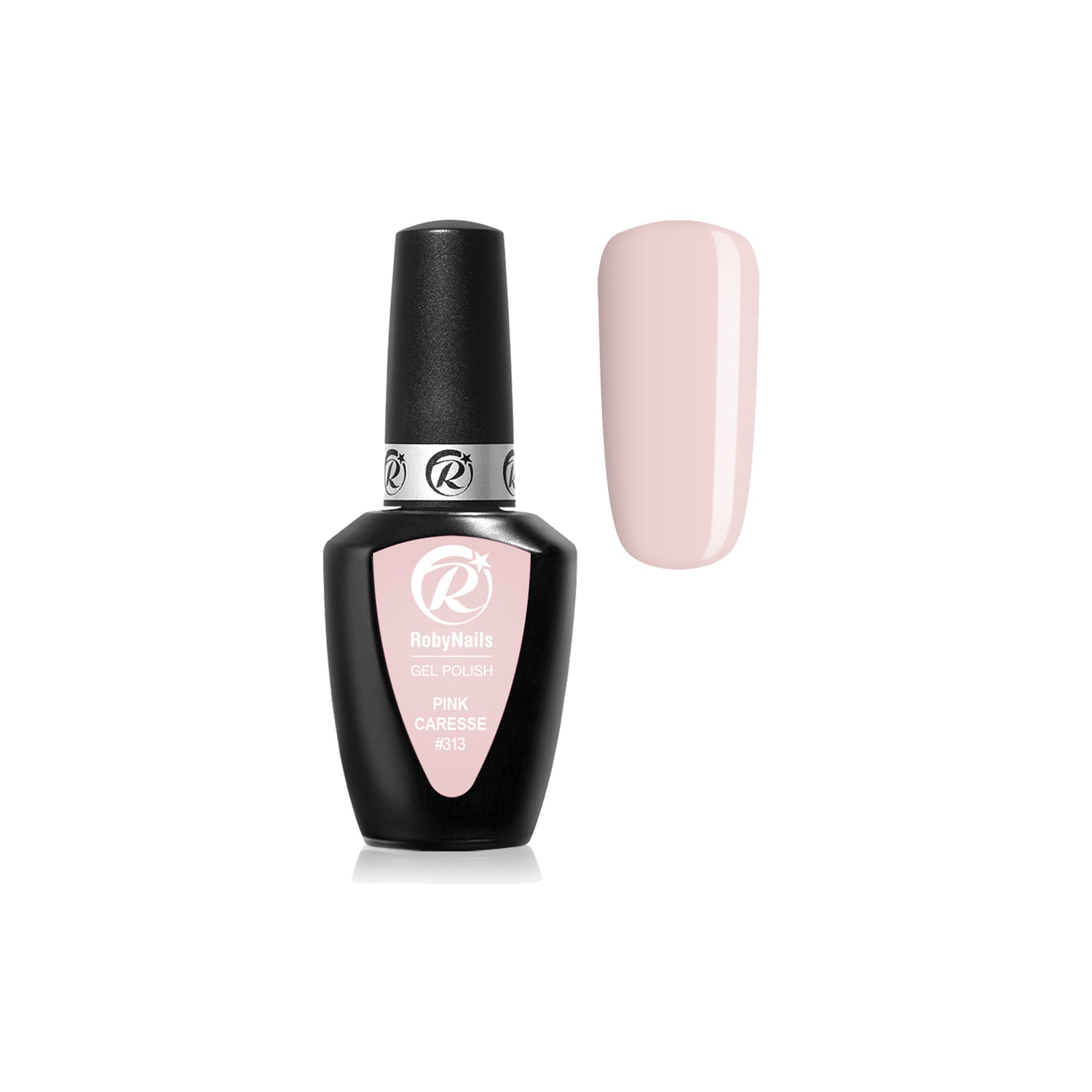 Gel Polish 313 Pink Caresse Roby Nails 8 ml