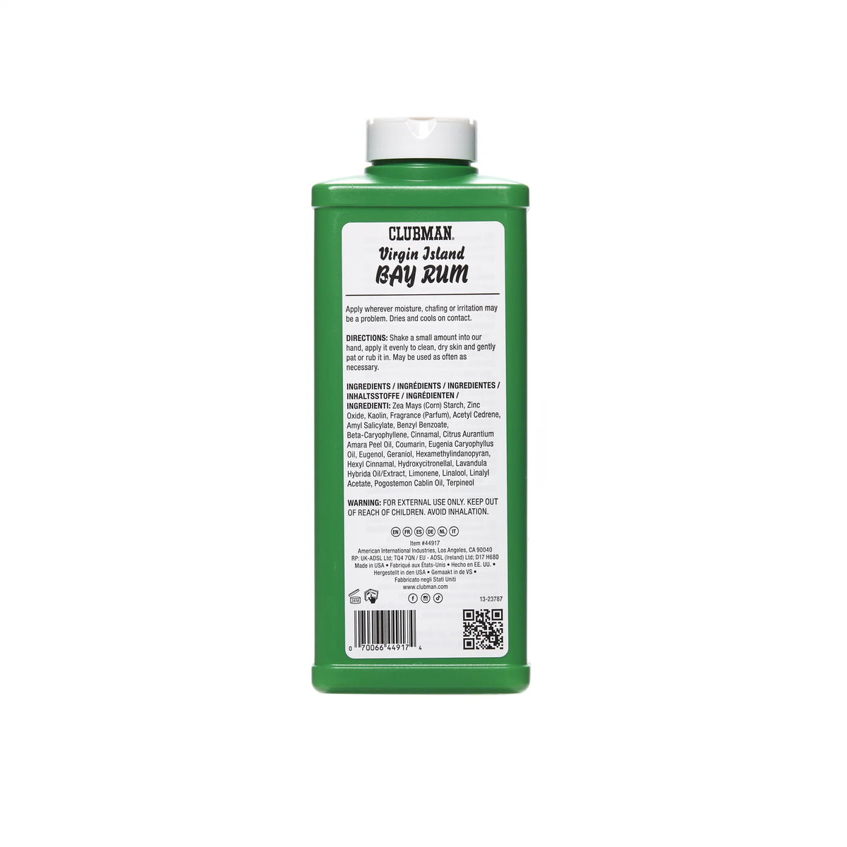 Talco Bay Rum Clubman 255 gr