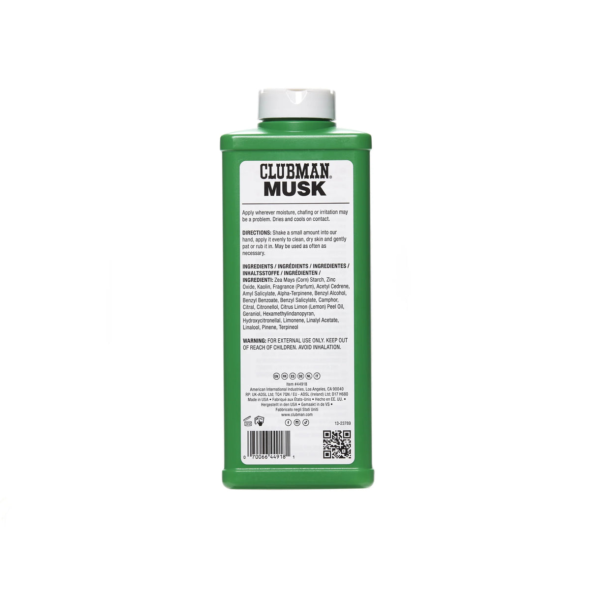 Talco Musk Clubman 355 gr