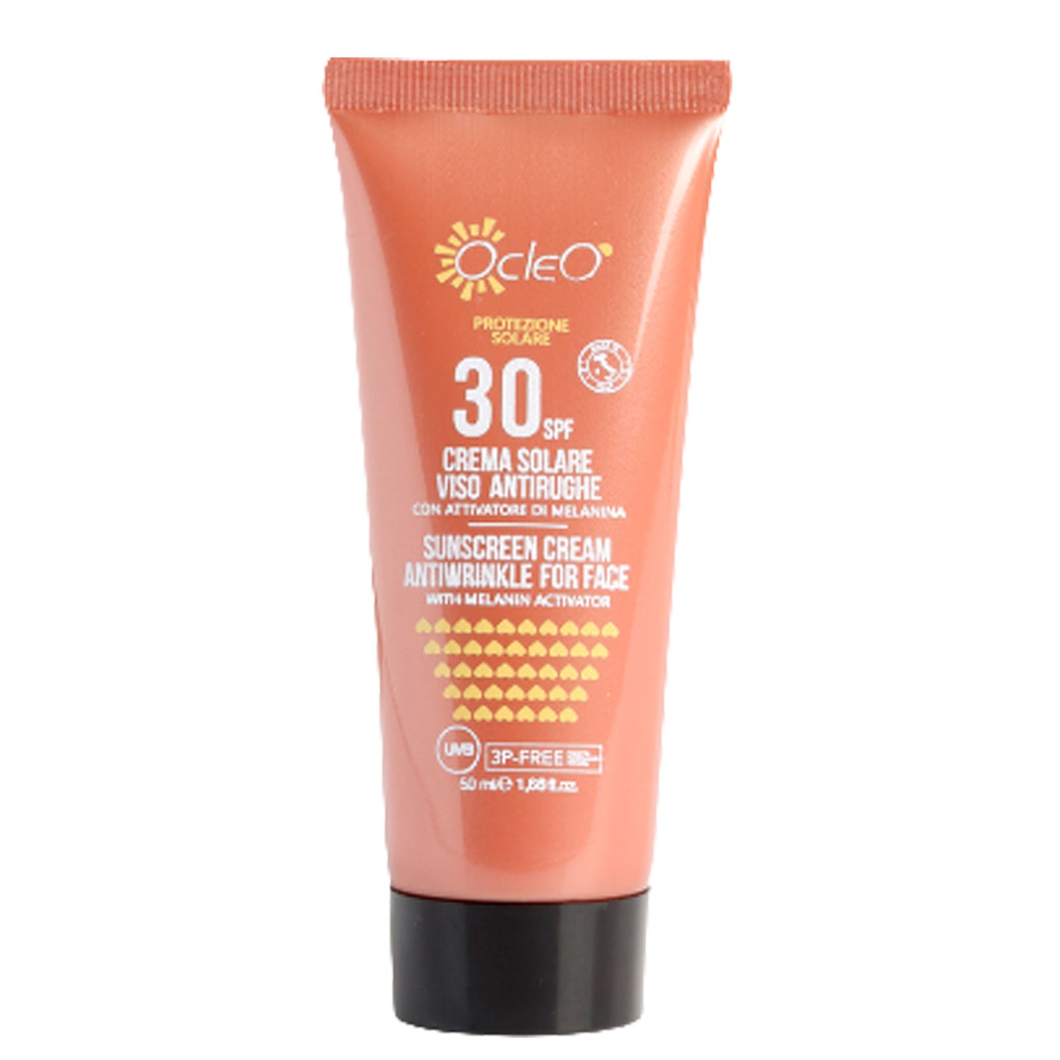 Crema Solare Viso Antirughe 30 SPF Ocleo 50 ml