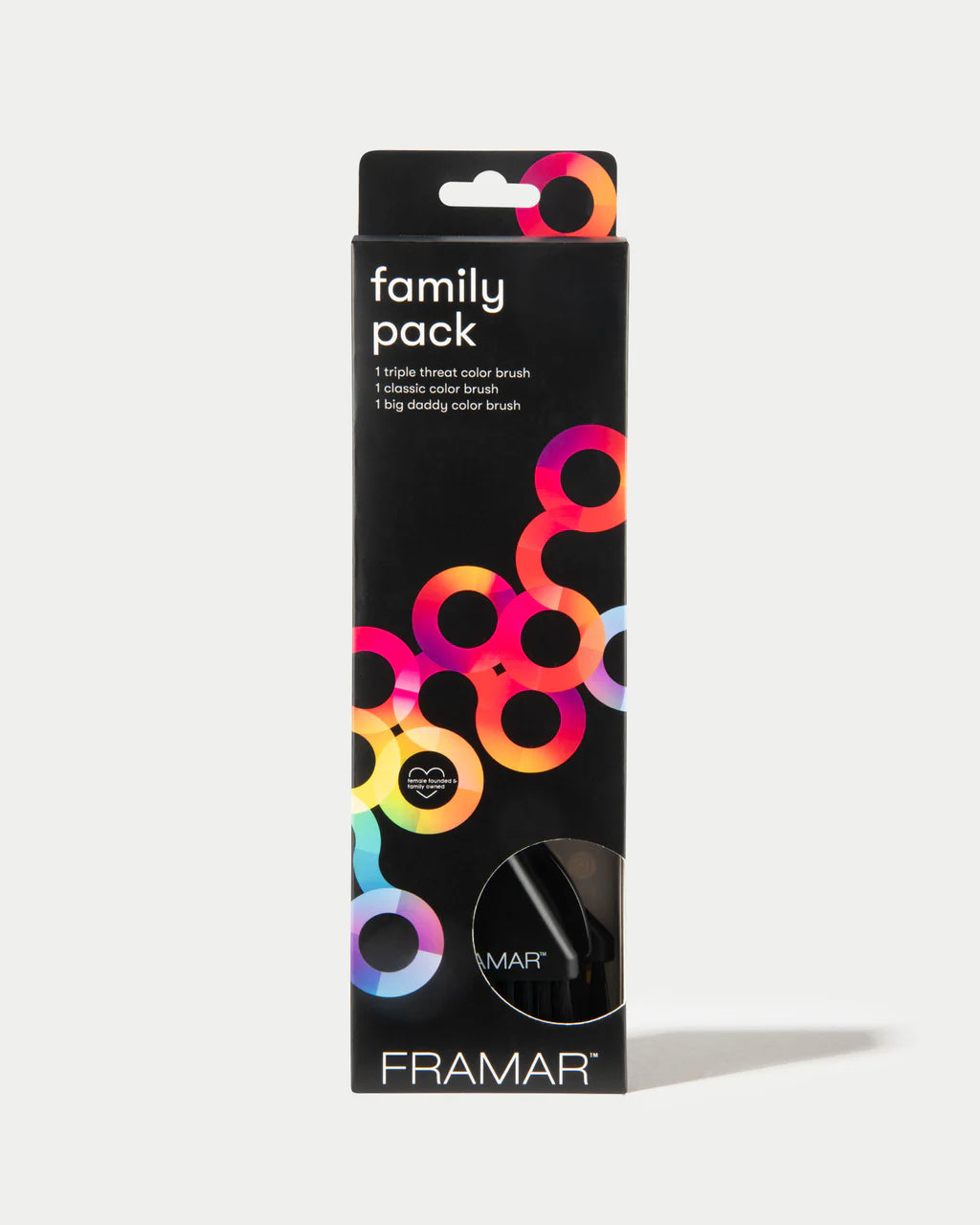 Kit 3 Pennelli Family Pack Framar