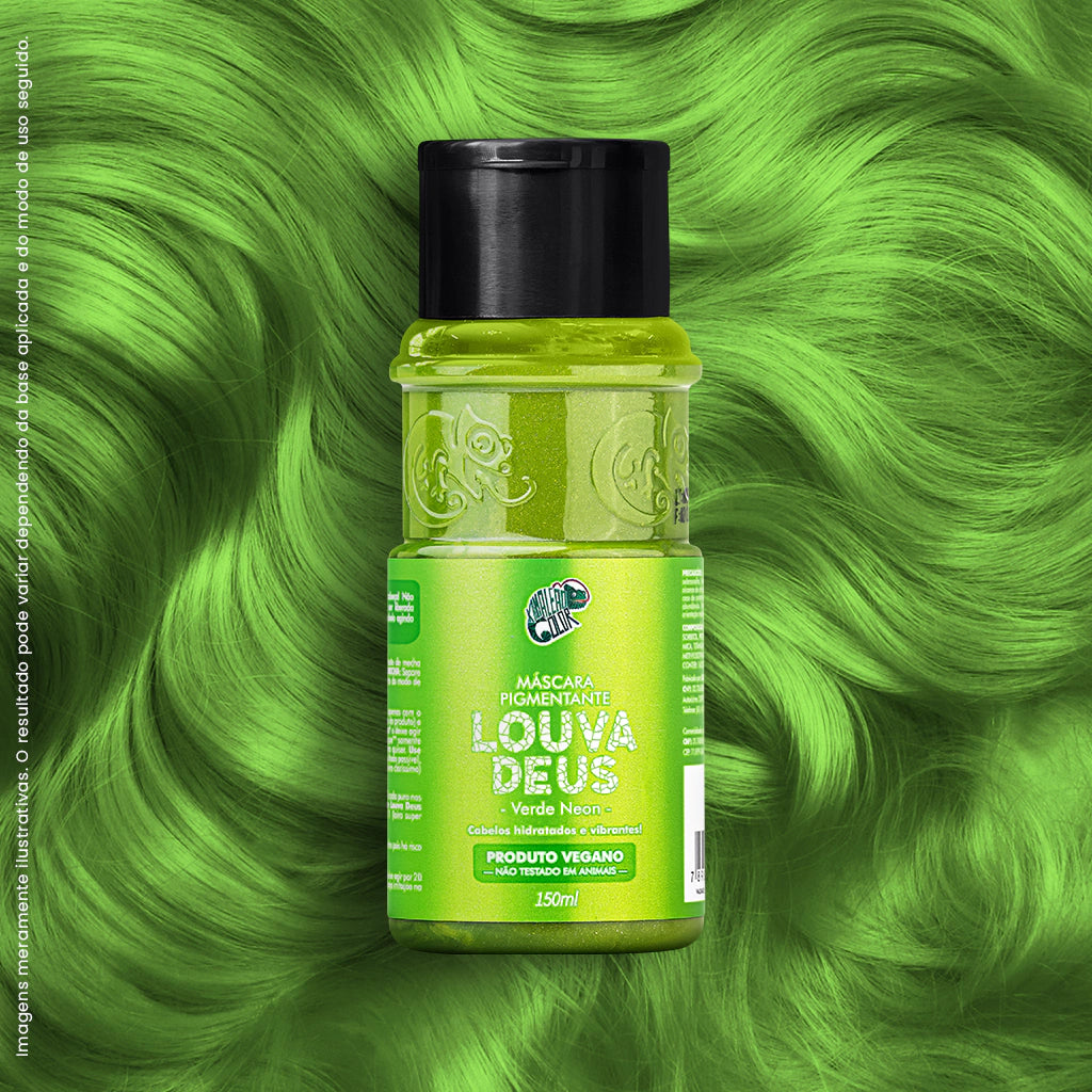 Colorazione Semipermanente Louva Deus Neon Green KC Color 100 ml.