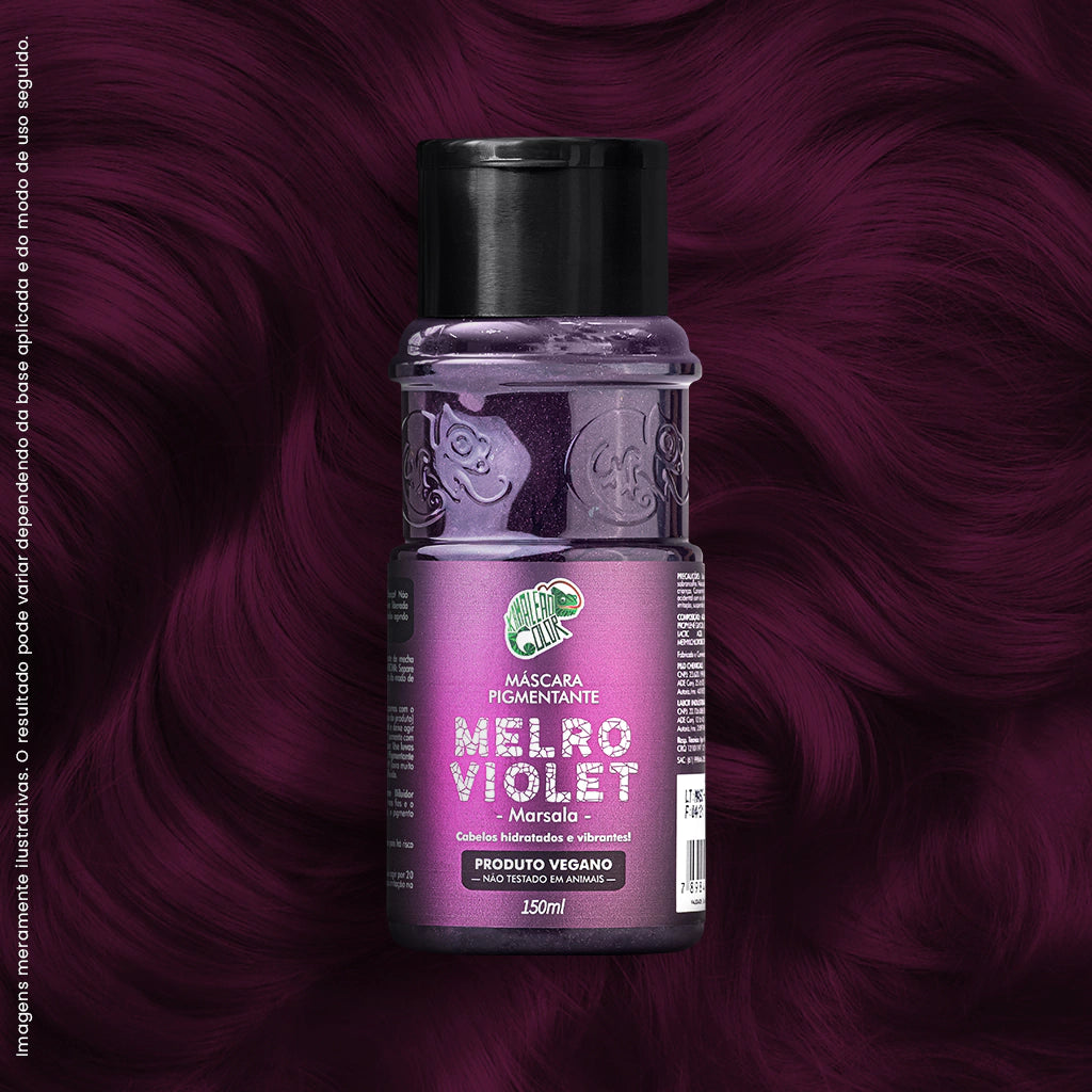 Colorazione Semipermanente Melro Violet Bordeaux KC Color 100 ml.