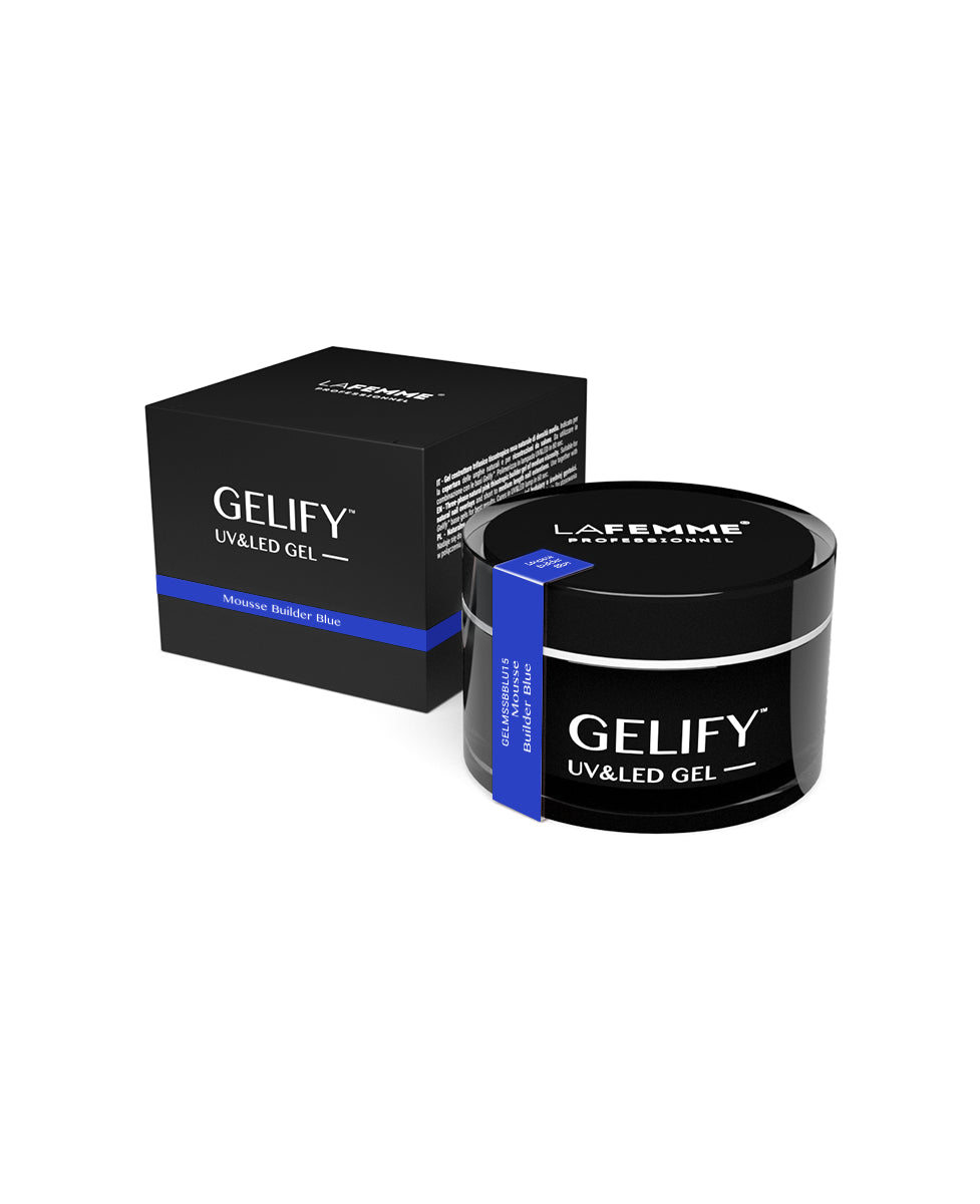 Gel Ricostruzione Gelify UV Led Mousse Builder Blue 15 g