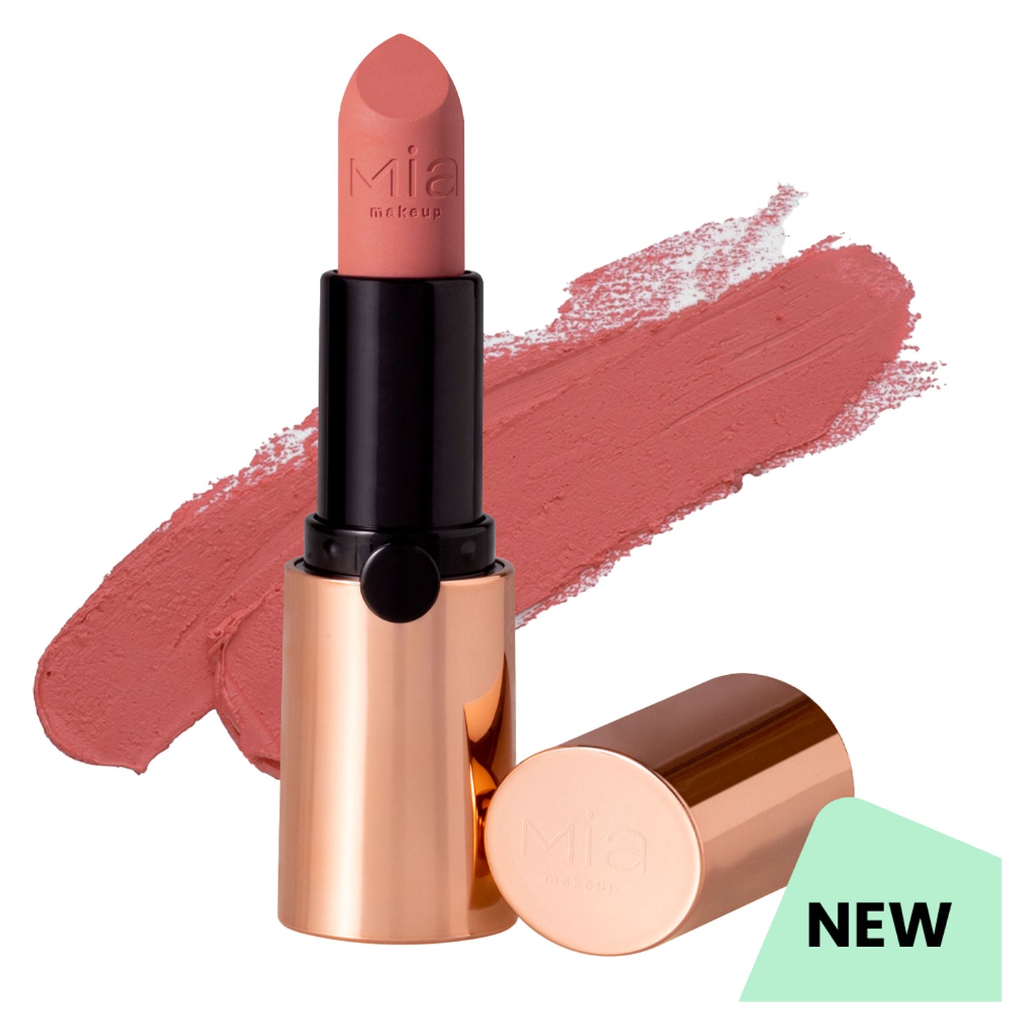 Glam Flow Lipstick Rossetto Matte Lunga Durata Nue 02 Mia Makeup 5 g