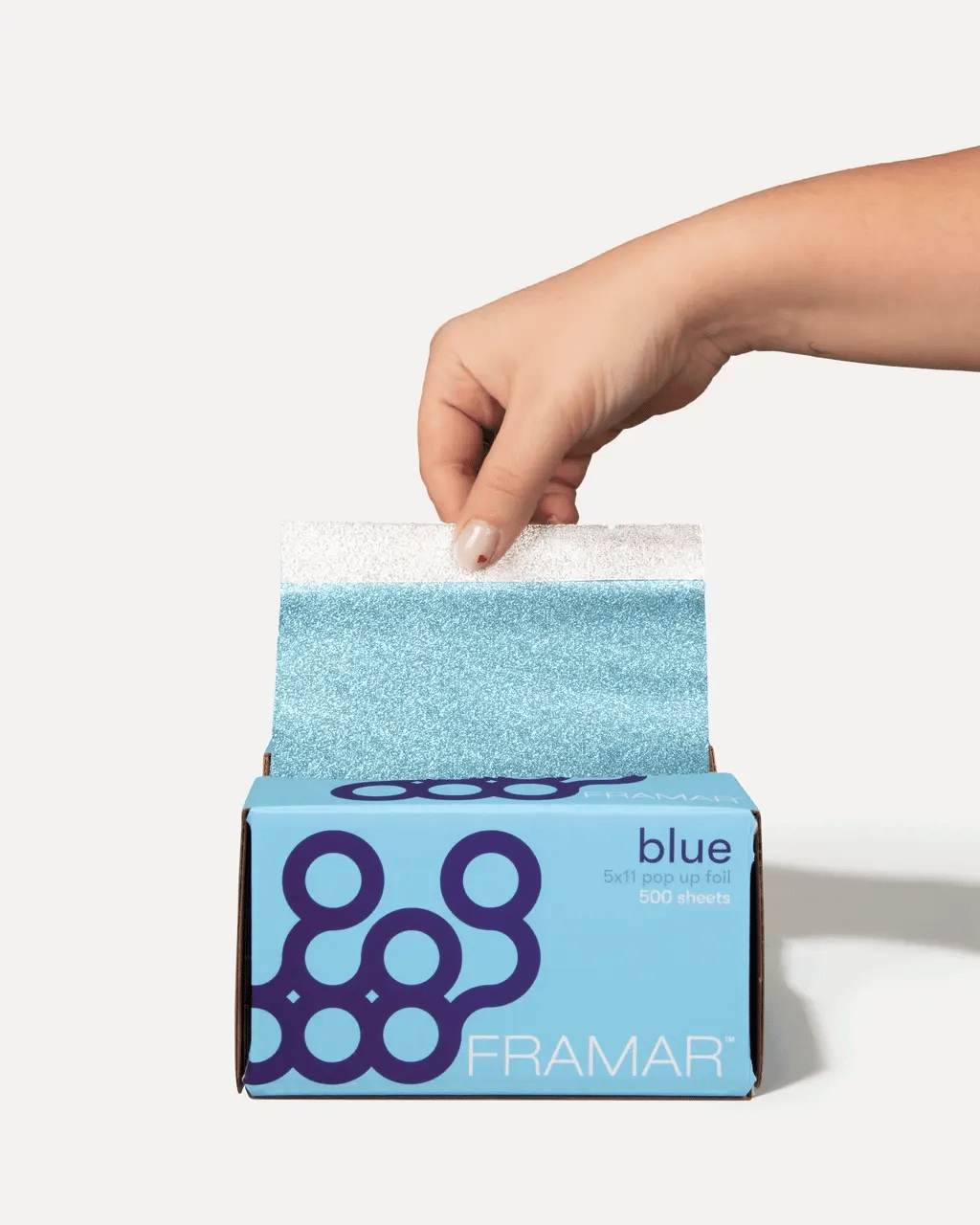 Fogli Alluminio Pretagliati 5x11 Blue 500 fogli Framar