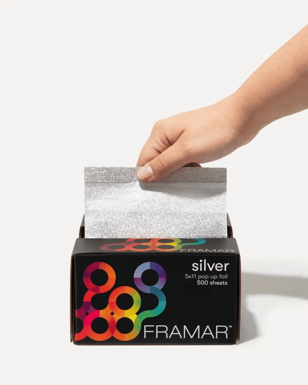 Fogli Alluminio Pretagliati 5x11 Silver 500 fogli Framar