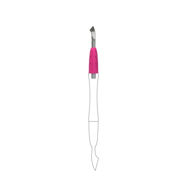 Punta Spingipelle piatto base silicone Combo Staleks WPPQ 14